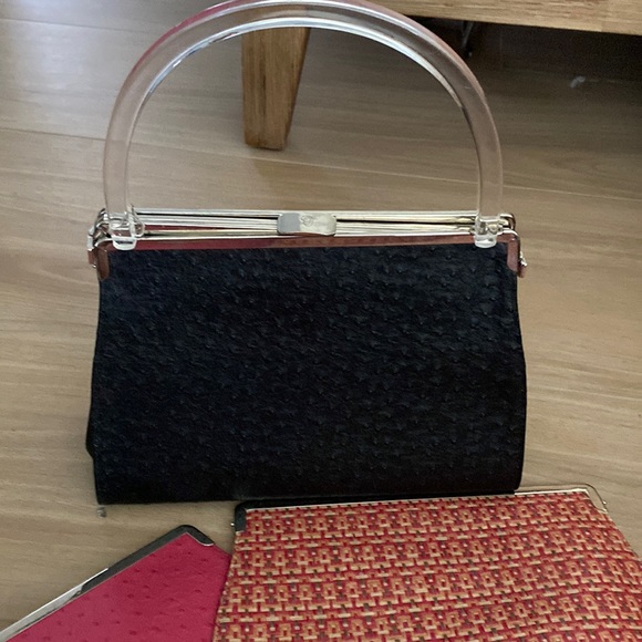 Handbag with multiple leather colors - Picture 1 of 3